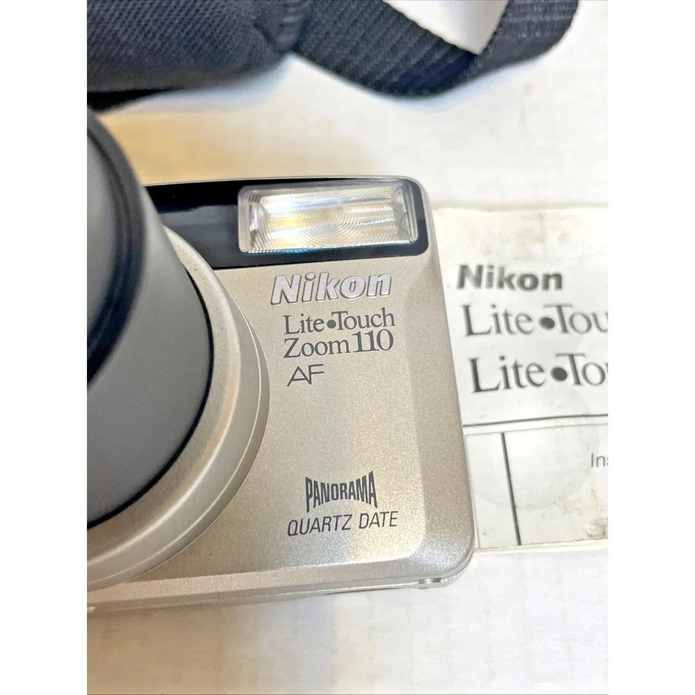 Nikon Lite-Touch Zoom 110 AF 35mm Point & Shoot TESTED & WORKS/NEW BATTERY &Case
